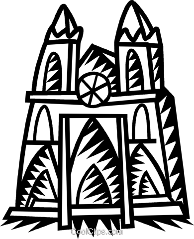 Iglesia Libres De Derechos Ilustraciones De Vectores - Iglesia Libres De Derechos Ilustraciones De Vectores (390x480)