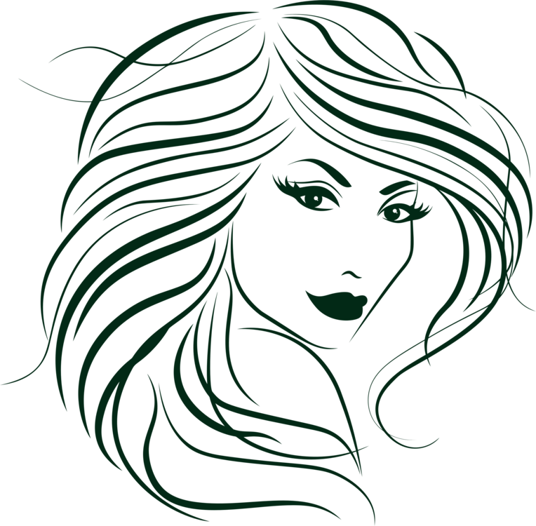 Line Art Drawing Coloring Book Woman Painting - Line Art Drawing Coloring Book Woman Painting (764x750)