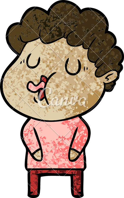 Cartoon Man Singing Vector Illustration Design - Cartoon Man Singing Vector Illustration Design (504x800)