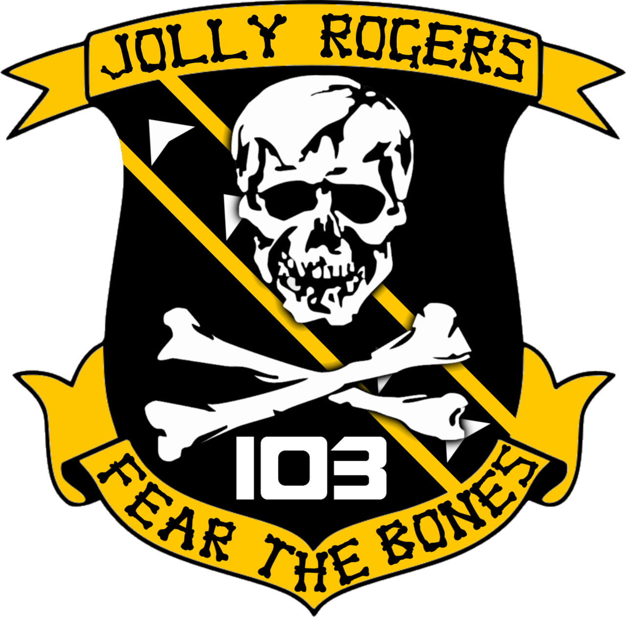 Bsg Vfs-103 Jolly Rogers Squadron Insignia By Viperaviator - Bsg Vfs-103 Jolly Rogers Squadron Insignia By Viperaviator (1280x1262)