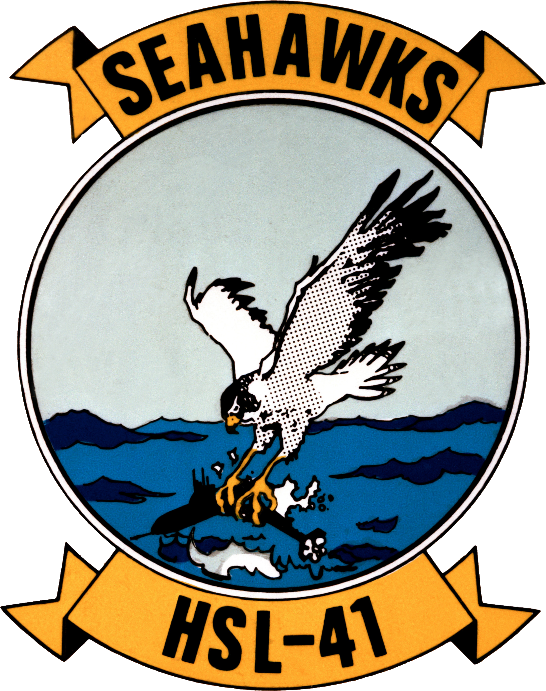 Helicopter Anti-submarine Squadron Light 41 Insignia, - Helicopter Anti-submarine Squadron Light 41 Insignia, (2194x2775)