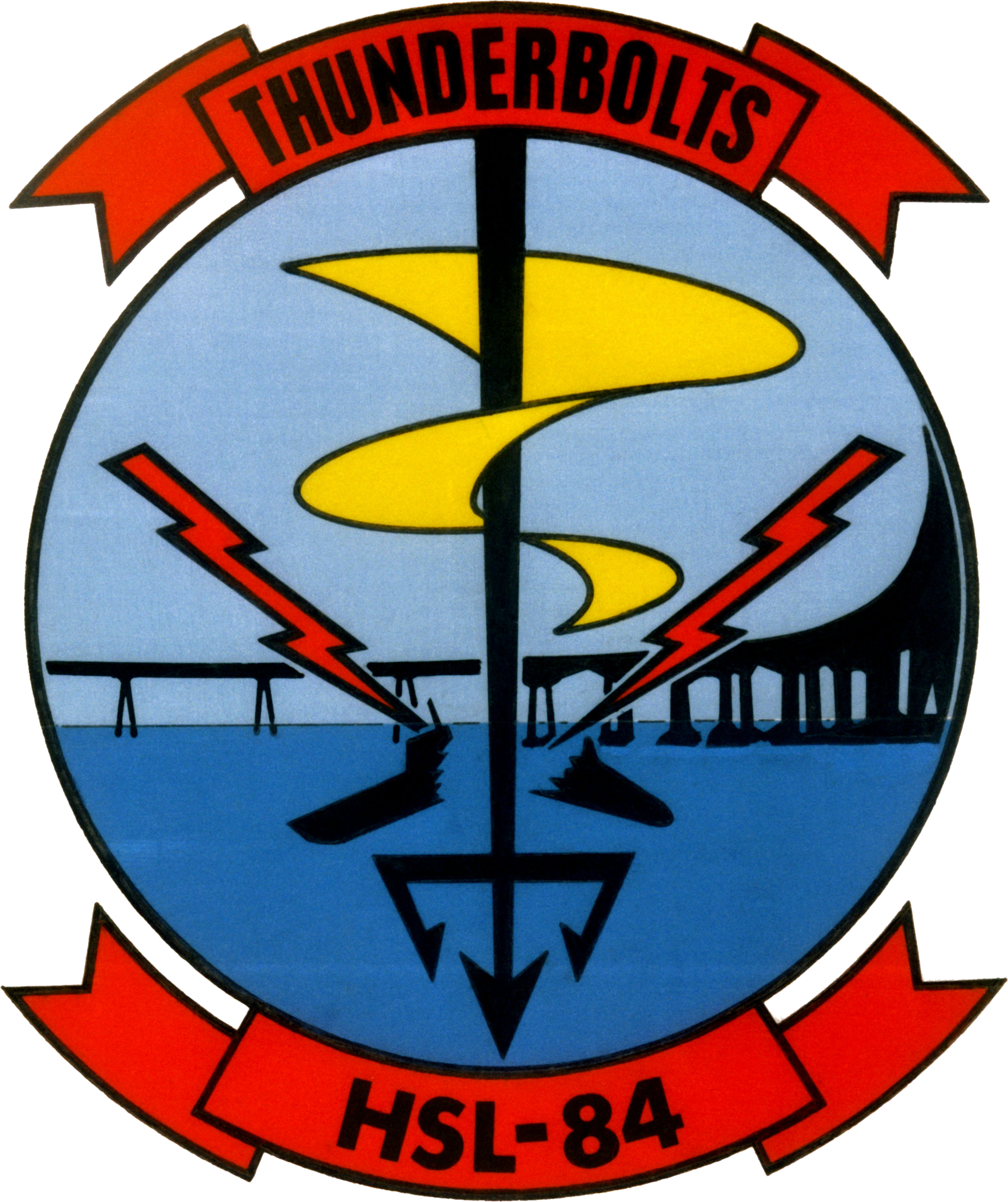 Helicopter Anti-submarine Squadron Light 84 Insignia, - Helicopter Anti-submarine Squadron Light 84 Insignia, (2215x2642)