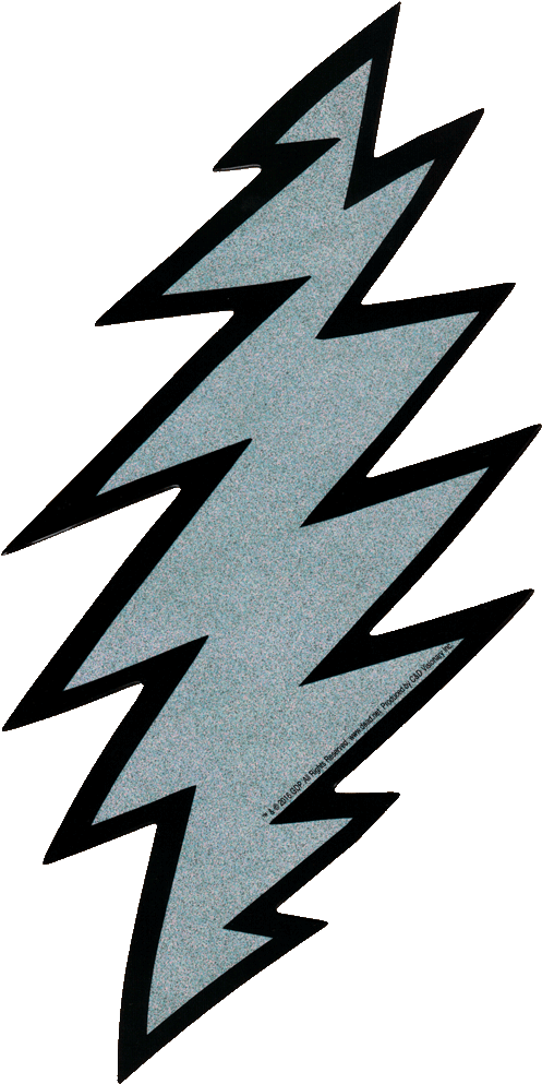 Grateful Dead Bolt Grateful Dead Glitter Lightening - Grateful Dead Bolt Grateful Dead Glitter Lightening (504x1000)