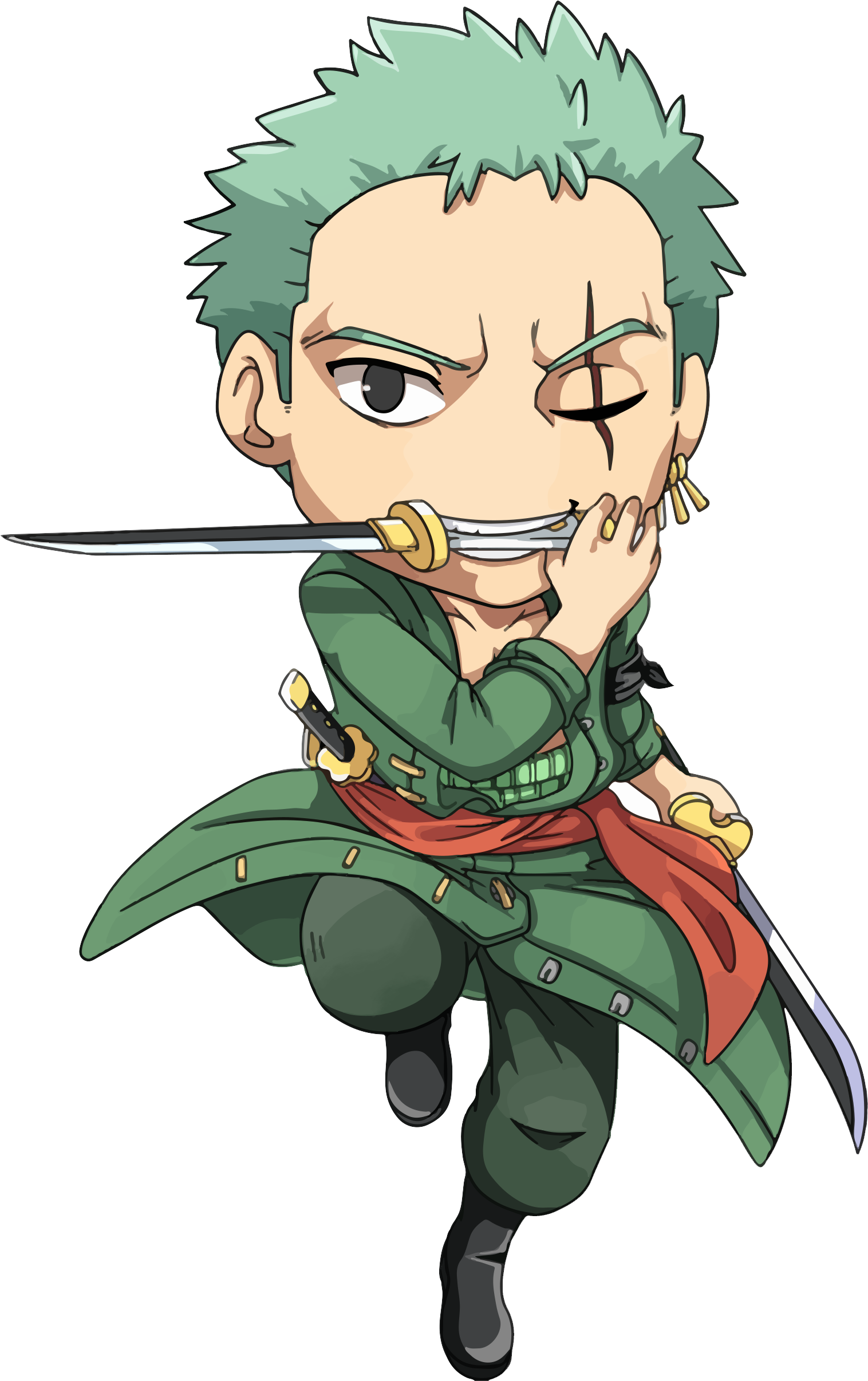 Kawaii Zoro T-shirts, Stickers, Phone Cases And More - Kawaii Zoro T-shirts, Stickers, Phone Cases And More (3000x3000)
