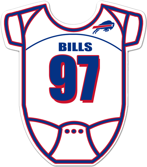 Buffalo Bills Onesie Baby Shower Invitations - Buffalo Bills Onesie Baby Shower Invitations (500x561)
