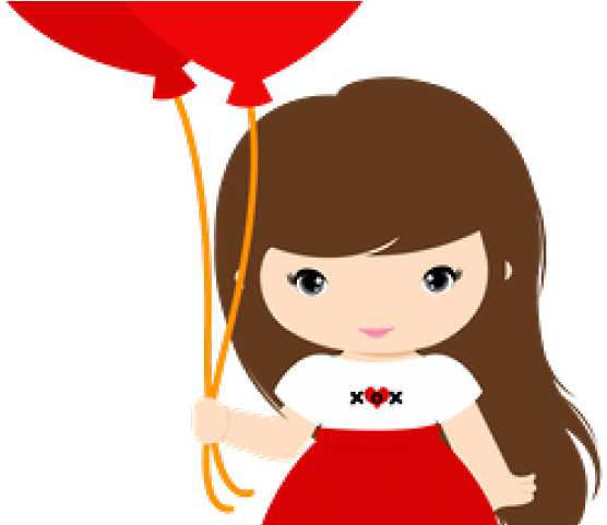 Valentines Day Clipart Girl - Valentines Day Clipart Girl (640x480)