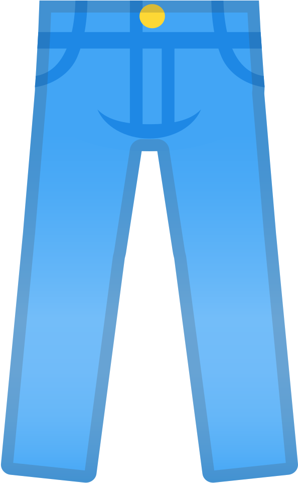 Jeans Clipart Blue Object - Jeans Clipart Blue Object (1024x1024)