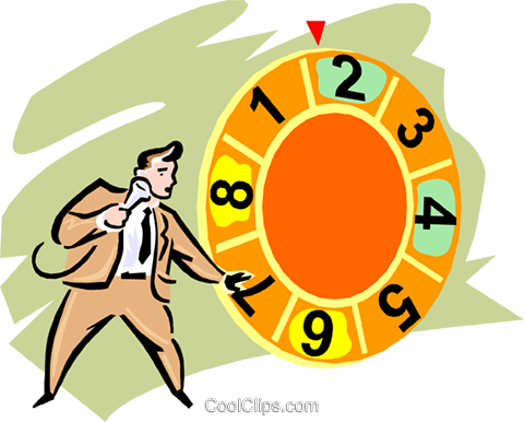 Game Show Host Royalty Free Vector Clip Art Illustration - Game Show Host Royalty Free Vector Clip Art Illustration (480x386)