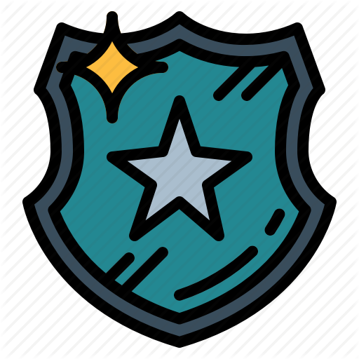 Security Shield Clipart Police Badge - Security Shield Clipart Police Badge (512x512)