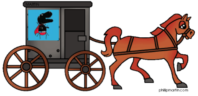 Horse Drawn Carriage Clipart Karwahe - Horse Drawn Carriage Clipart Karwahe (640x480)