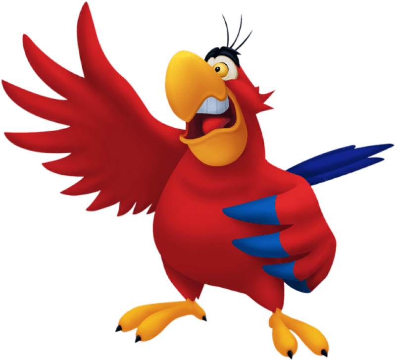Download Transparent Aladdin Parrot Iago Png Cartoon - Download Transparent Aladdin Parrot Iago Png Cartoon (850x758)