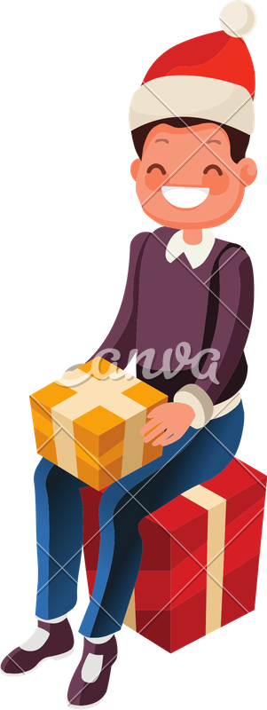 Christmas Family Oldest Sibling Boy Character - Christmas Family Oldest Sibling Boy Character (301x800)