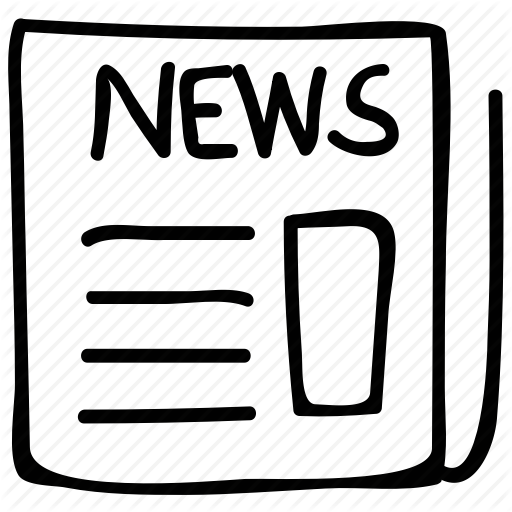 Graphic Black And White News Newsprint Icon Search - Graphic Black And White News Newsprint Icon Search (512x512)