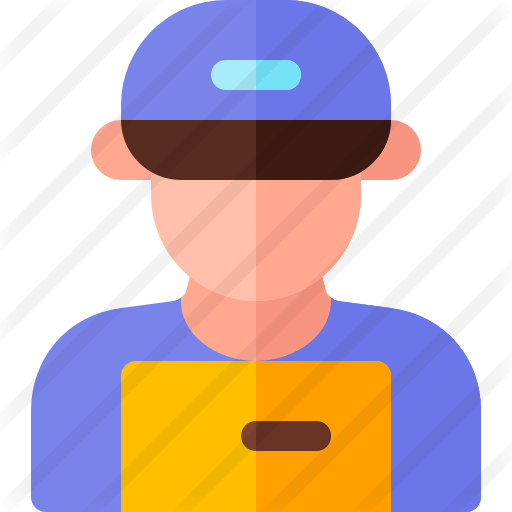 Delivery Man Free Icon - Delivery Man Free Icon (512x512)