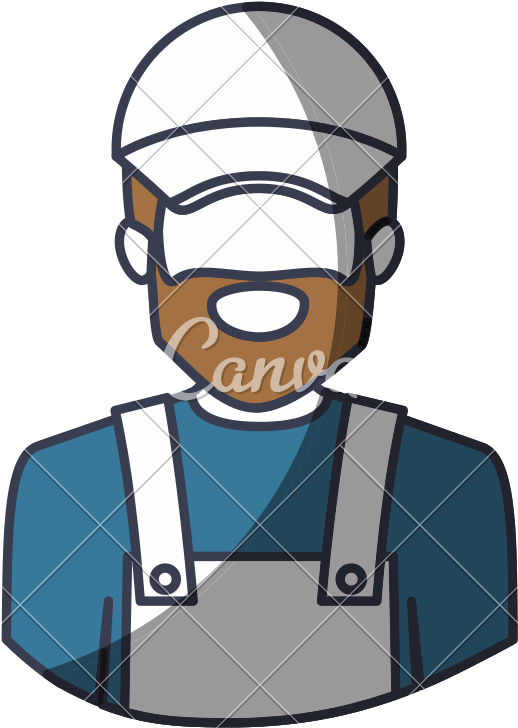 Faceless Bearded Delivery Man - Faceless Bearded Delivery Man (800x800)