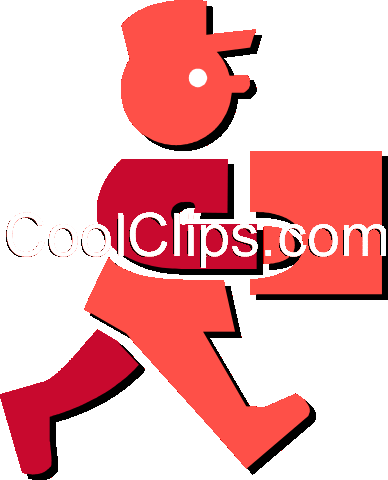 Delivery Man Royalty Free Vector Clip Art Illustration - Delivery Man Royalty Free Vector Clip Art Illustration (388x480)