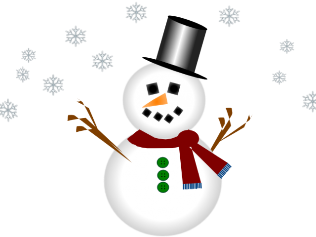 Mailbox Clipart Snowman - Mailbox Clipart Snowman (640x480)