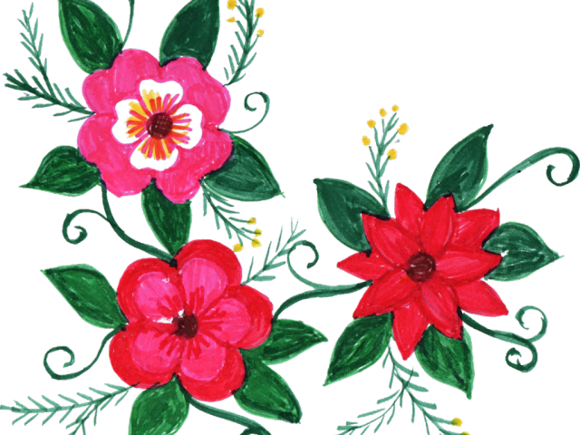 Floral Clipart Group - Floral Clipart Group (640x480)