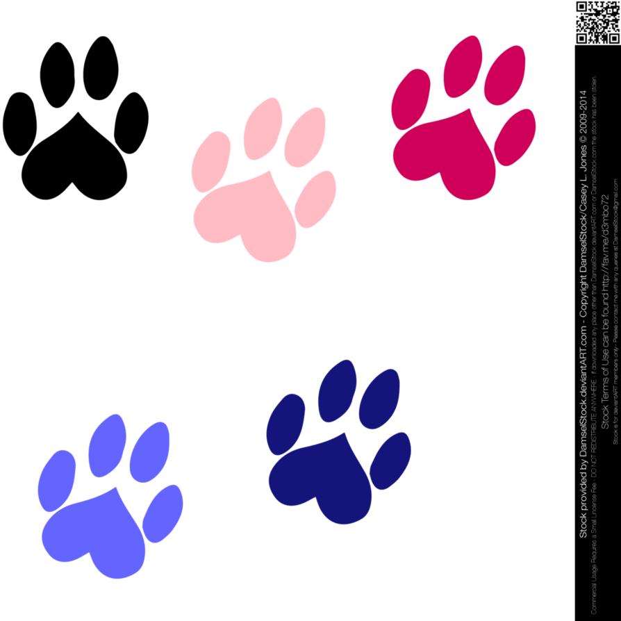 Dog Paw Print Heart Transparent - Dog Paw Print Heart Transparent (894x894)