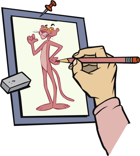 Pink Panther Vectors Free - Pink Panther Vectors Free (479x537)