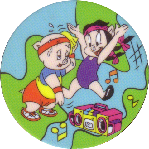 Tazos > Series 1 > 001 040 Looney Tunes 34 Porky Pig - Tazos > Series 1 > 001 040 Looney Tunes 34 Porky Pig (500x500)