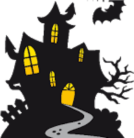 Halloween Clipart Haunted House - Halloween Clipart Haunted House (640x480)