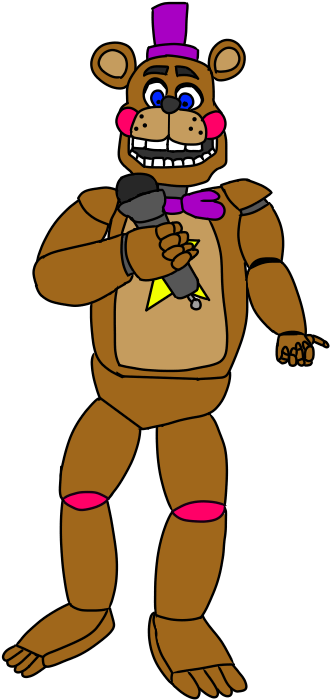 Rockstar Freddy By Quadsanity - Rockstar Freddy By Quadsanity (600x900)