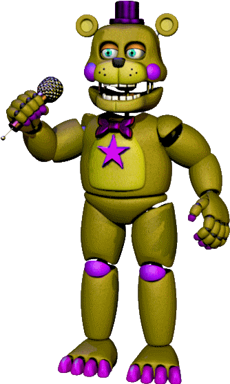 [fnaf/edit] Rockstar Fredbear By Icespiritlynx - [fnaf/edit] Rockstar Fredbear By Icespiritlynx (345x559)