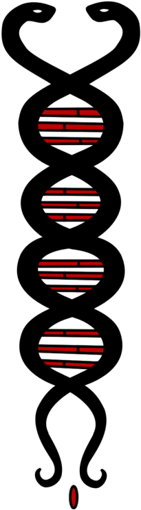 Dna Snake Tattoo - Dna Snake Tattoo (248x799)