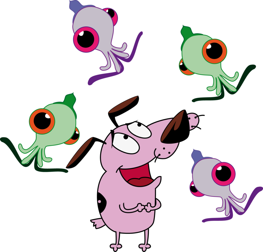 Courage And Baby Squid By Gth089 On Clipart Library - Courage And Baby Squid By Gth089 On Clipart Library (900x862)