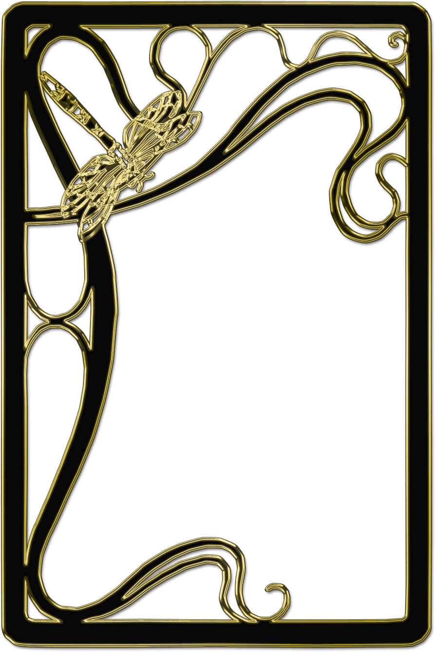 Art Nouveau Frame Tree Clipart Art Nouveau Art Deco - Art Nouveau Frame Tree Clipart Art Nouveau Art Deco (900x1350)