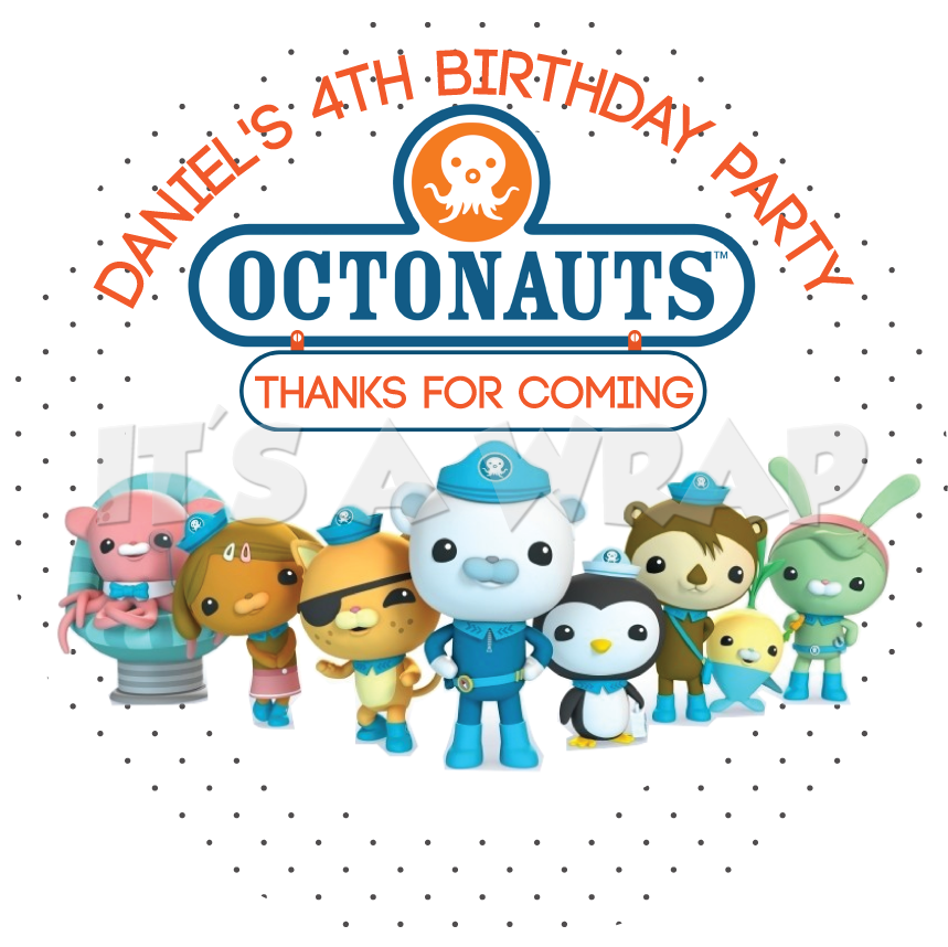 Octonauts Party Box Stickers - Octonauts Party Box Stickers (870x870)