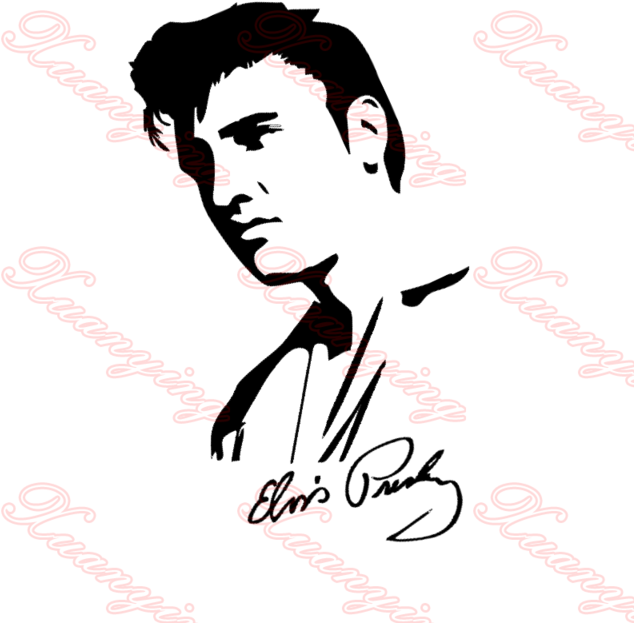 Presley Face Signature Removable - Presley Face Signature Removable (640x640)