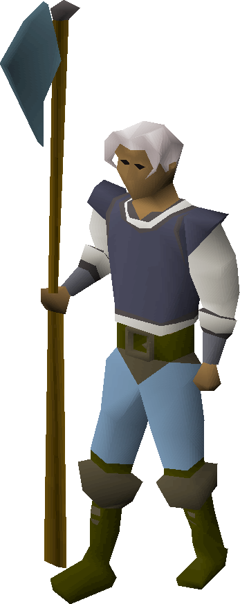 Halberd Clipart Drow - Halberd Clipart Drow (347x873)