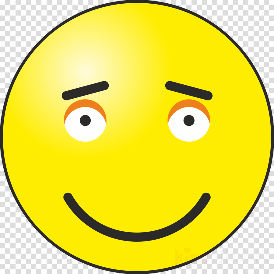 Embarrassed Smiley Clip Art - Embarrassed Smiley Clip Art (900x900)