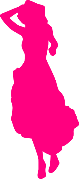 Pink Lady Clip Art - Pink Lady Clip Art (264x593)