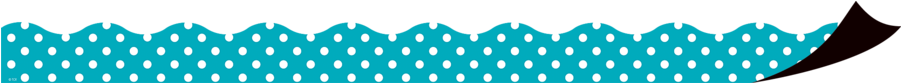 Teal Polka Dots Magnetic Borders Alternate Image A - Teal Polka Dots Magnetic Borders Alternate Image A (900x900)