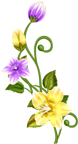 Flower Power, Tube, Flora, Clip Art, Sticker, Stamps, - Flower Power, Tube, Flora, Clip Art, Sticker, Stamps, (272x500)
