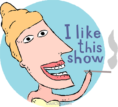 Entertainment, I Like This Show Royalty Free Vector - Entertainment, I Like This Show Royalty Free Vector (480x435)