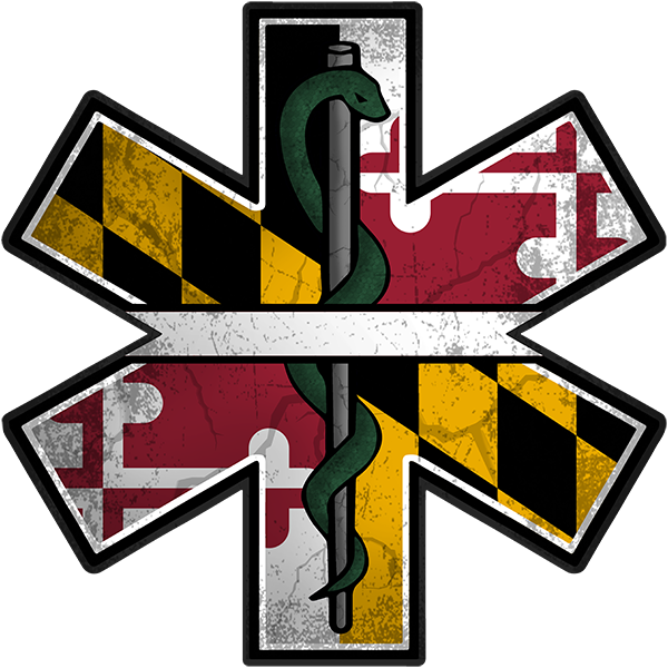 Maryland Ems Decal - Maryland Ems Decal (600x600)