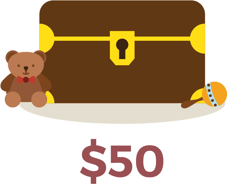 $50 Treasure Chest - $50 Treasure Chest (1200x837)