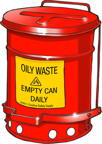 Hazardous Waste Can - Hazardous Waste Can (350x496)