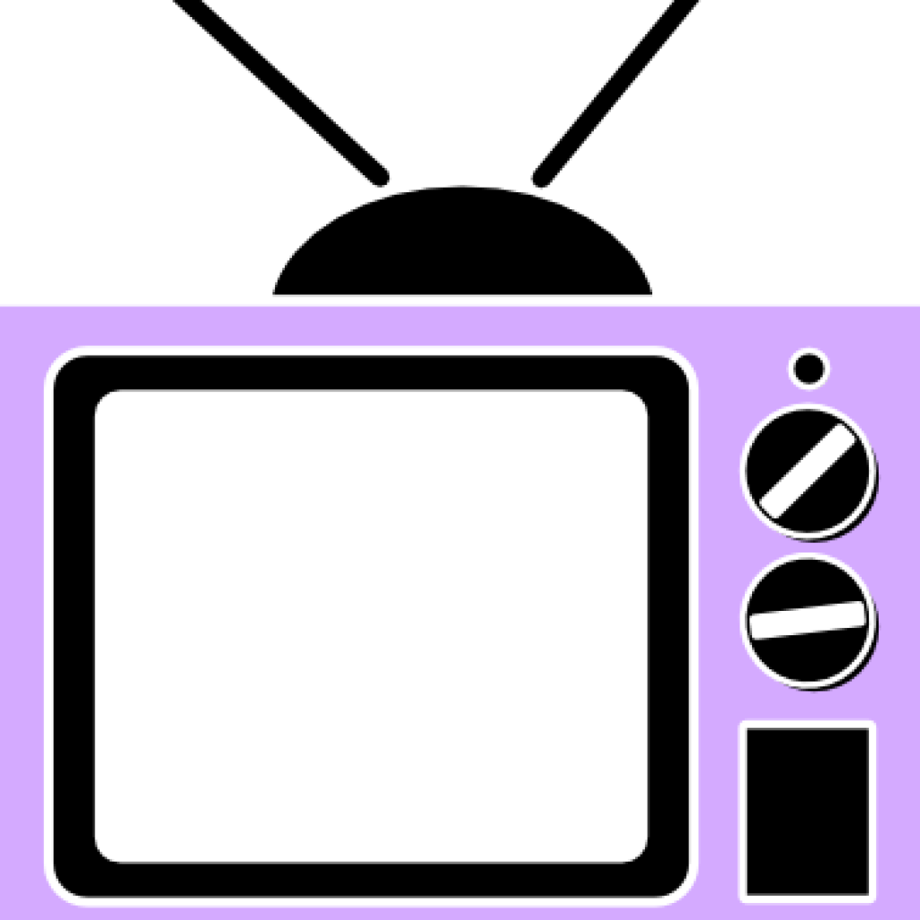 Tv Clipart Pink Tv Clip Art At Clker Vector Clip Art - Tv Clipart Pink Tv Clip Art At Clker Vector Clip Art (1024x1024)