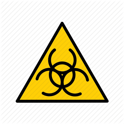 Download Danger Hazard Symbols Clipart Biological Hazard - Download Danger Hazard Symbols Clipart Biological Hazard (512x512)