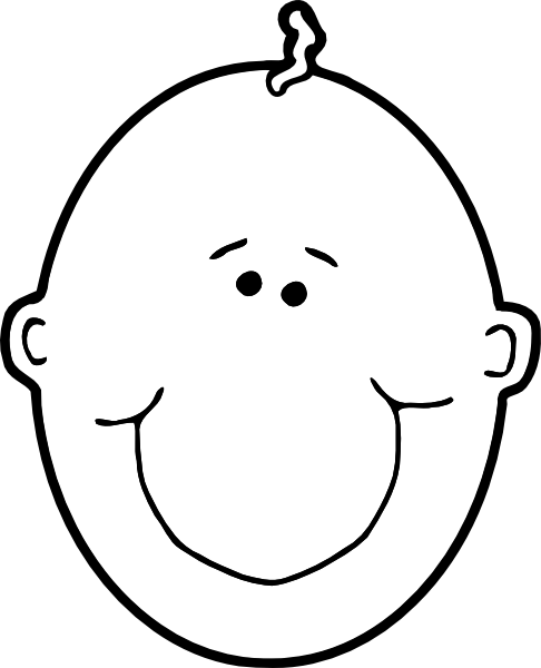 Cartoon Faces, Baby Cartoon, Family Bbq, Young Baby, - Cartoon Faces, Baby Cartoon, Family Bbq, Young Baby, (486x600)