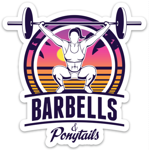 Image Download Barbells And Ponytails Workout Apparel - Image Download Barbells And Ponytails Workout Apparel (500x502)