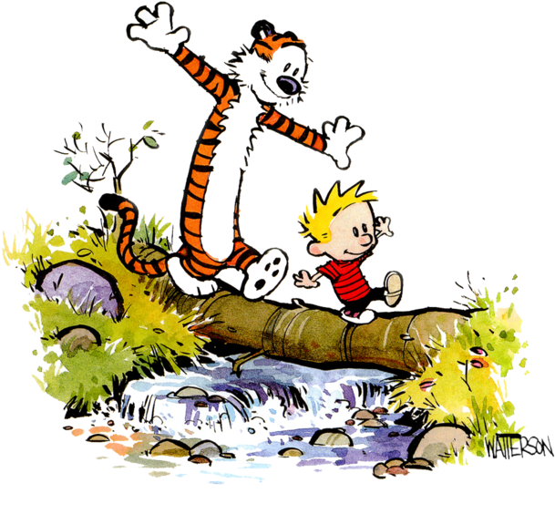 Calvin And Hobbes Png Image - Calvin And Hobbes Png Image (800x640)