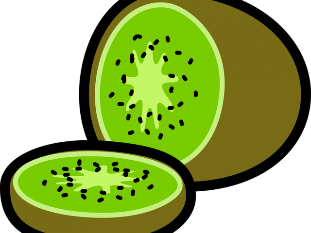 Kiwi Clipart Green Fruit - Kiwi Clipart Green Fruit (640x480)