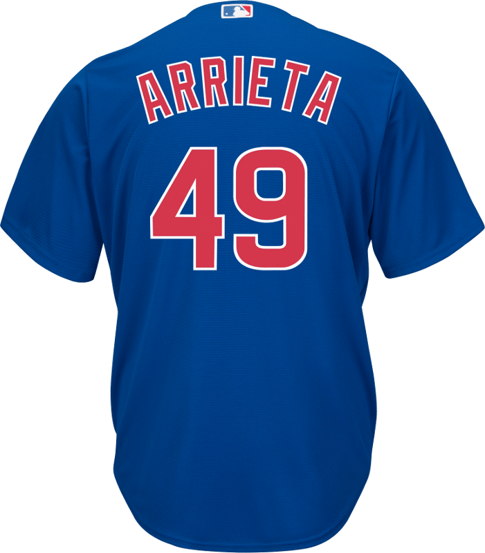 Chicago Cubs Arrieta Jersey - Chicago Cubs Arrieta Jersey (701x800)
