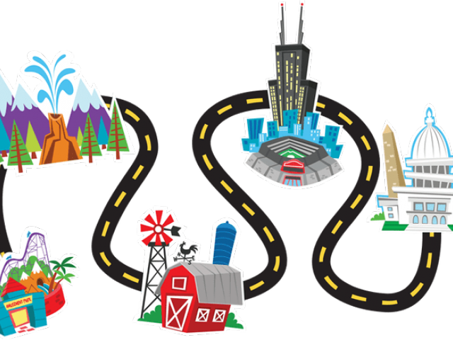 Maps Clipart Road - Maps Clipart Road (640x480)